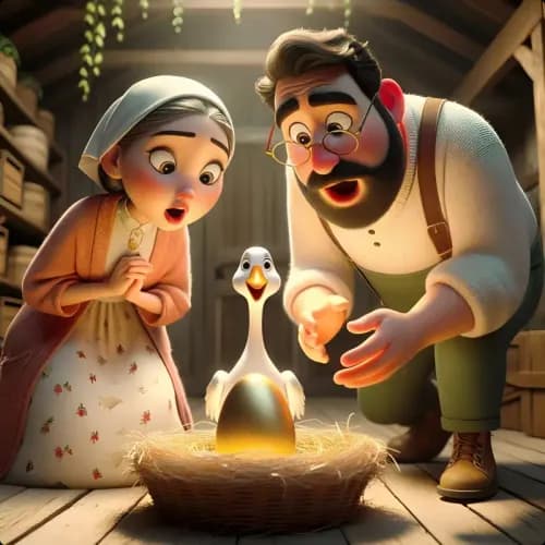 Die Gans, die goldene Eier legte