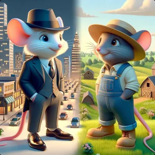 Die Stadtmaus und die Landmaus