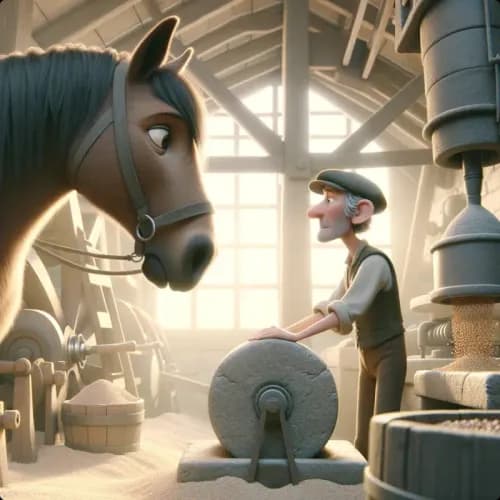 The Battle Horse and The Miller