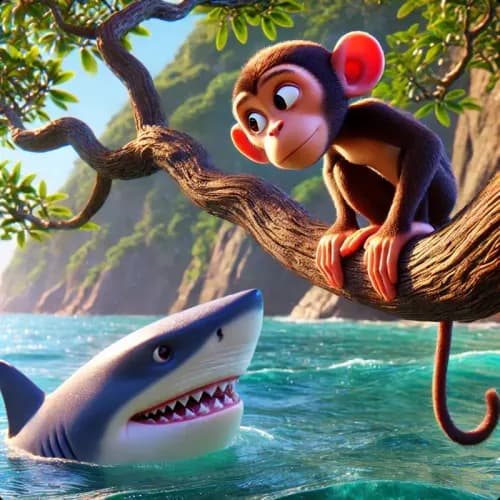 The Monkey, the Shark, and the Washerman's Donkey