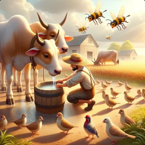 The Wasps, Partridges, and The Farmer