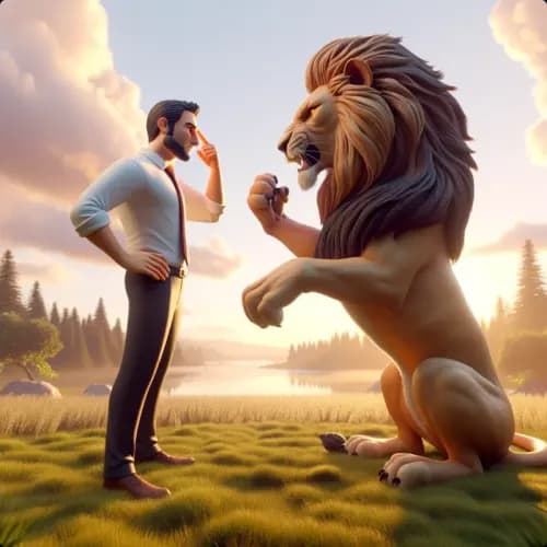 The Lion and The Statue