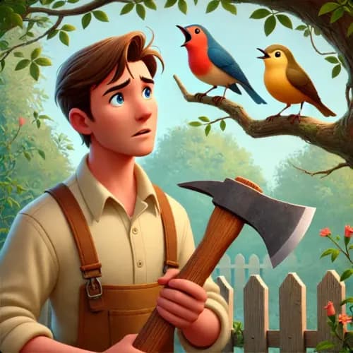 The Gardener and the Aged Tree