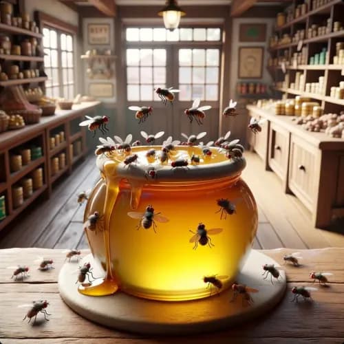 The Flies and The Honey Pot