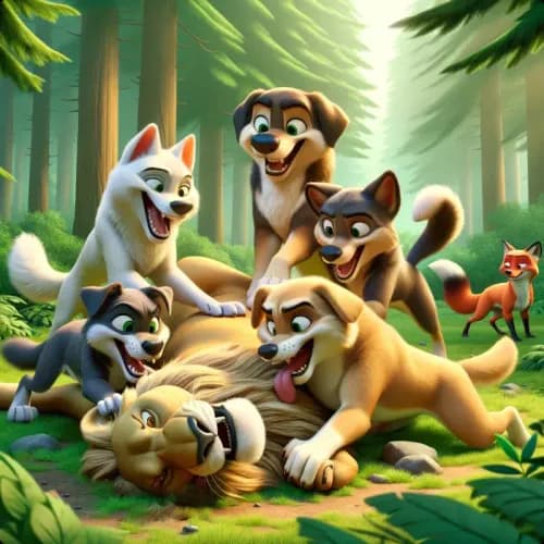 The Dogs and The Fox