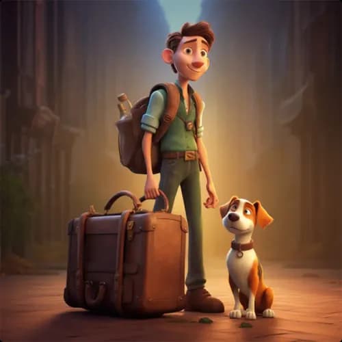 The Traveler and His Dog