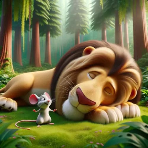 Der Löwe und die Maus