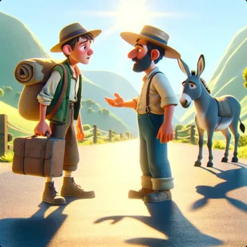 The Donkey and His Shadow