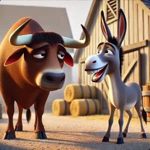 Le Conte du Taureau et du Âne