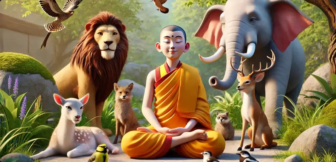 Was sind die Jataka-Geschichten und warum sind sie in der buddhistischen Tradition wichtig? - Die Jataka-Geschichten erzählen von Buddhas früheren Leben und vermitteln bud...