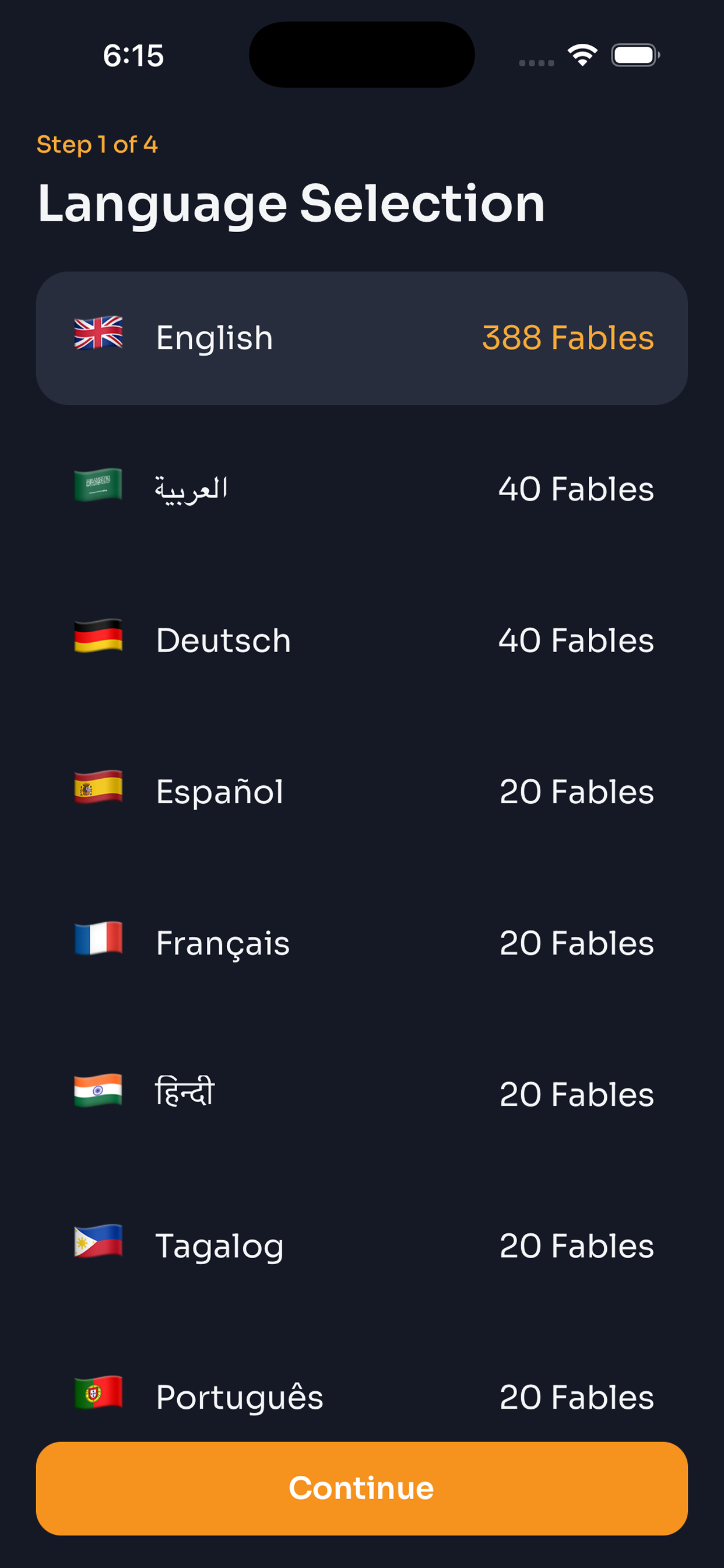 O app FableReads — histórias que ensinam, onde você estiver — 1